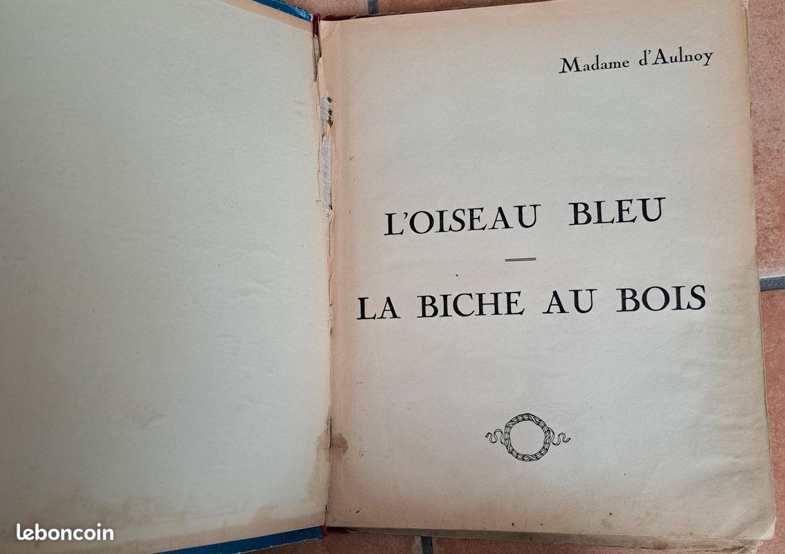Livre de 1937/Contes d'Aulnoy. L'oiseau bleu - La biche au bois (image 3)