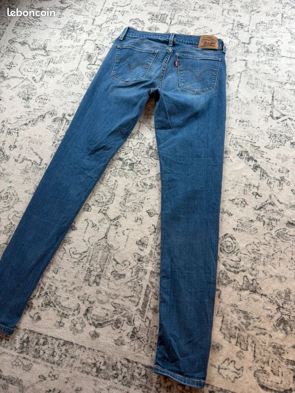 Jean Lévis Bleu Supper Skinny W28 L30 FR38 Femme #0032 (image 7)