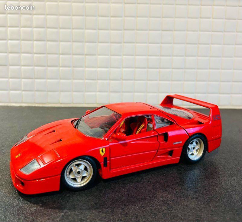 Burago Ferrari F40 1987 1/24 Made In Italy | Cuotas sin interés