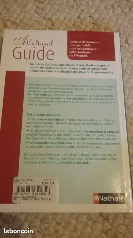 Anglais: a cultural guide (précis de civilisation LLCE) (image 2)