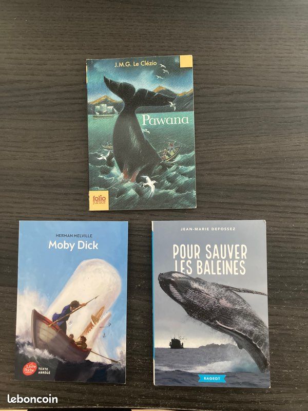 Lot de 3 livres sur les cétacés (image 1)