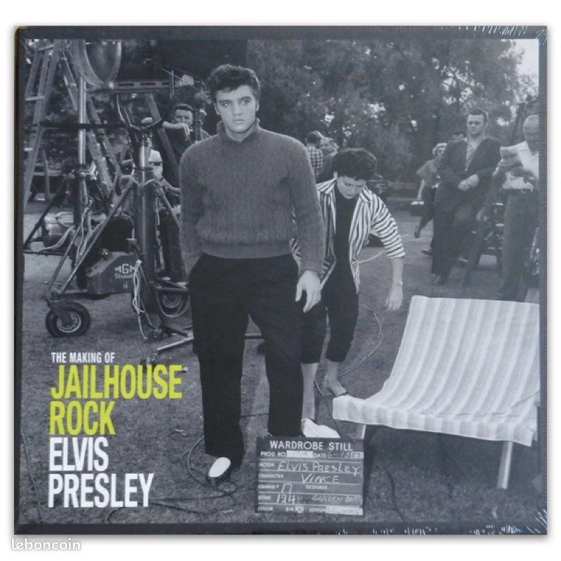 Elvis Presley The Making Of Jailhouse Rock Radio Recorders Studio-Mgm Soundstage Hollywood Avril Mai Juillet 1957 Box 2 livres couverture rigide 365 Pg-85 Pg 3 Cd Soundboard Vinyl 45 Tours Scellé Rare (image 1)