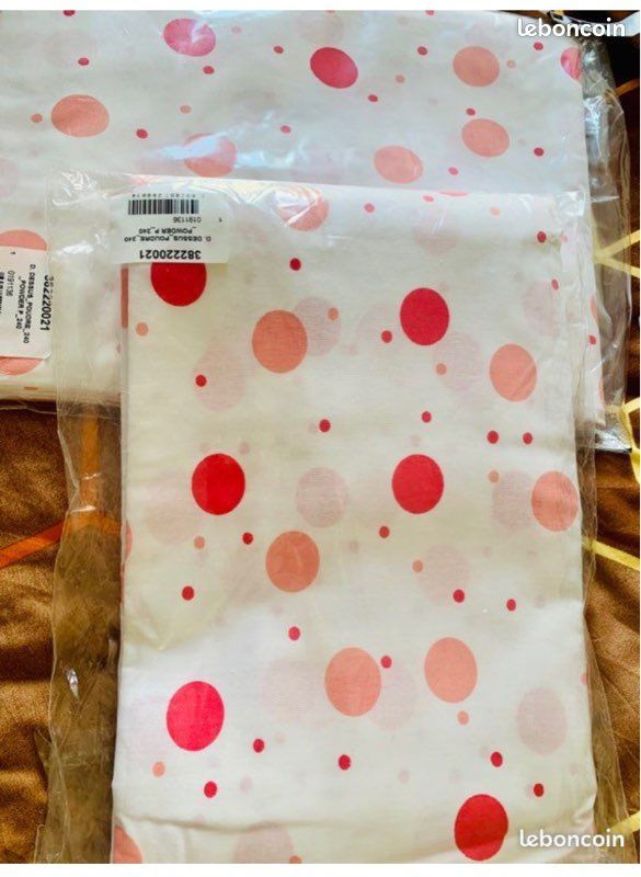 2 draps plats 2,40 x 2,40 coton Damart Neufs - jamais utilisé (image 1)