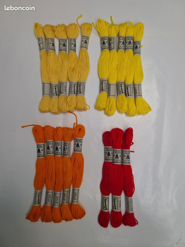 Lot De Fils à Repriser Divers - Occasion, Pour Couture Et Réparation