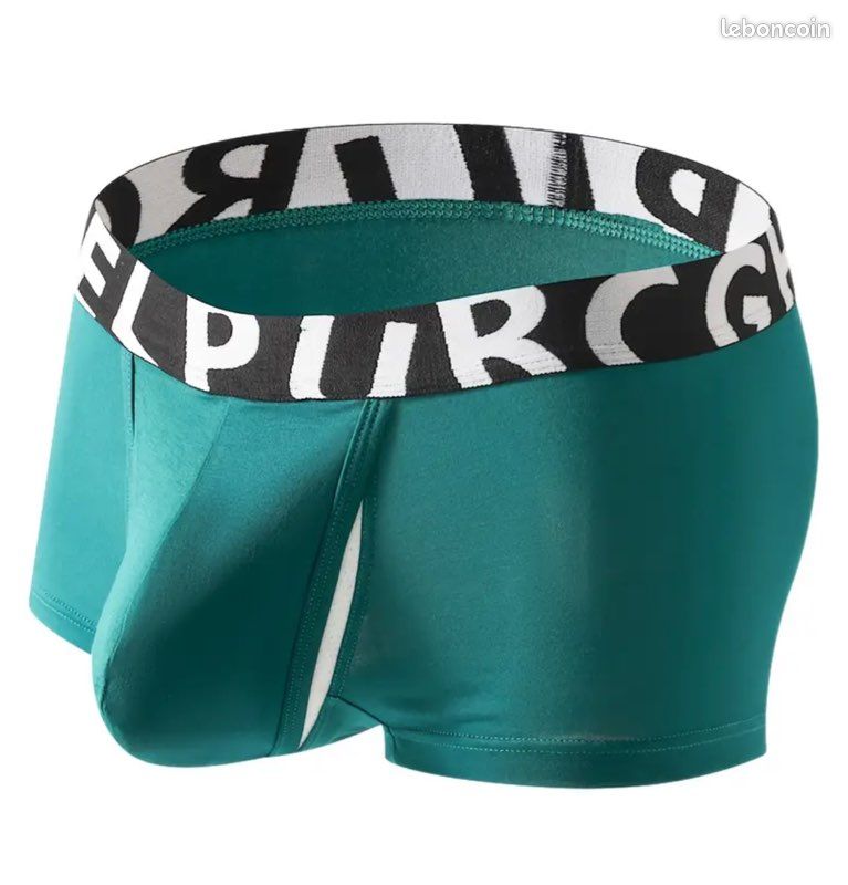 Boxer homme vert push-up Vêtements