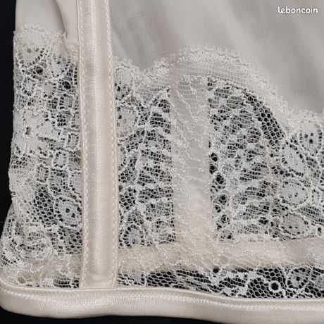 Bustier/Guêpière Dentelle Marie Jo Anais - 90B Ivoire - Neuf Avec étiquettes