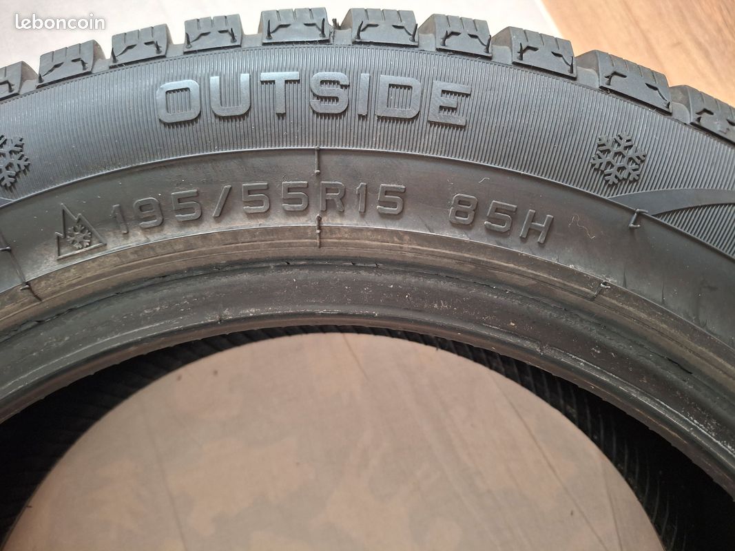 4 Pneus neige Mirage 195/55 R15 (image 1)