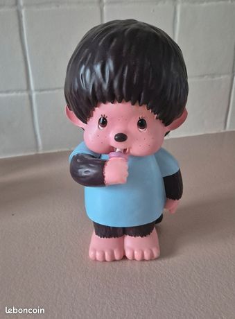 Ancienne Figurine Kiki Bonux Sekiguchi (4cm) - Embout De Crayon Vintage