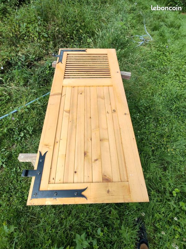 Paire de volets en bois 60 x 219 cm, 60 x 159 cm, 60 x 139 (image 4)