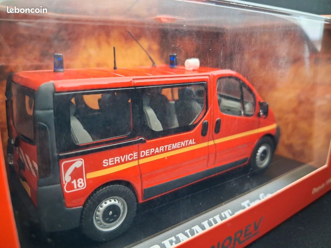 Renault Galion 2.5 T Pompiers Rammersmatt - NOREV 1/43 En Boîte, Zamak Rouge
