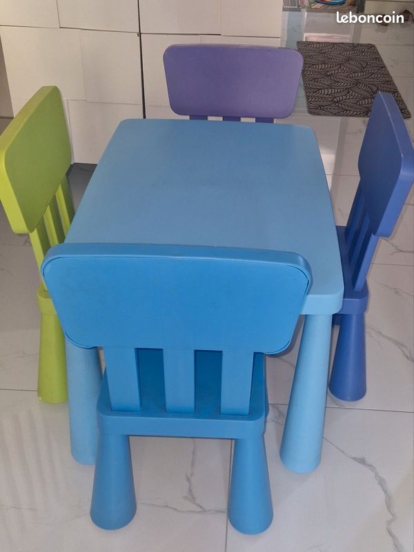 Table +4 chaises Ikea (image 3)