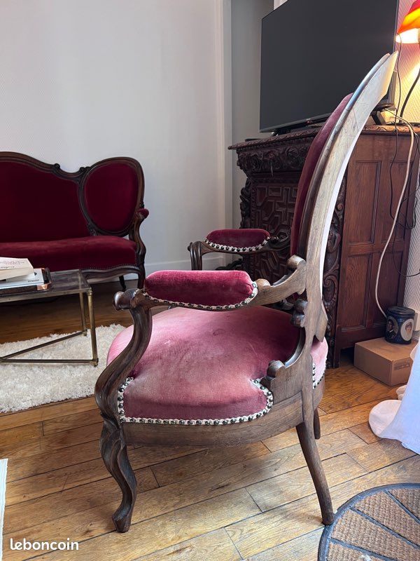 Fauteuil style Louis Philippe (image 3)