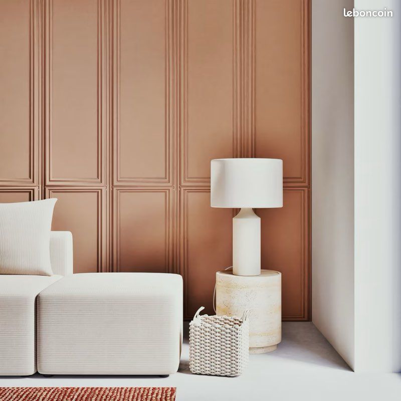 ⭐️ Sublime lampe en céramique beige haut de gamme et abat-jour en tissu crème de chez Maisons Du Monde (image 3)