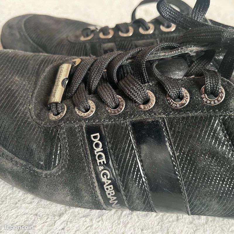 Chaussure Dolce & Gabbana Homme - Mocassin En Cuir Blanc - Taille 41 - Occasion