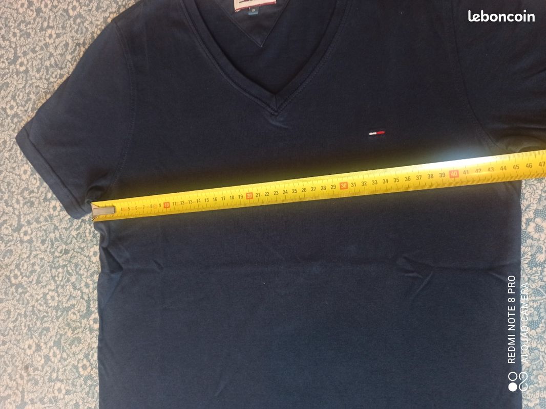 Tee-shirt Marine, col V, T S, Tommy Hilfiger (image 5)
