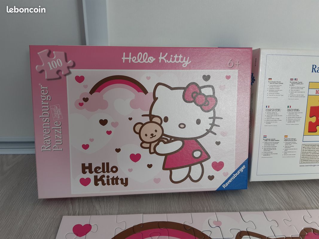 Puzzle Ravensburger Hello Kitty 100 pièces (image 3)