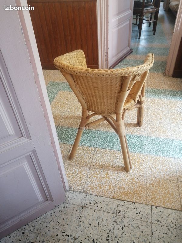 Fauteuil en osier (image 3)