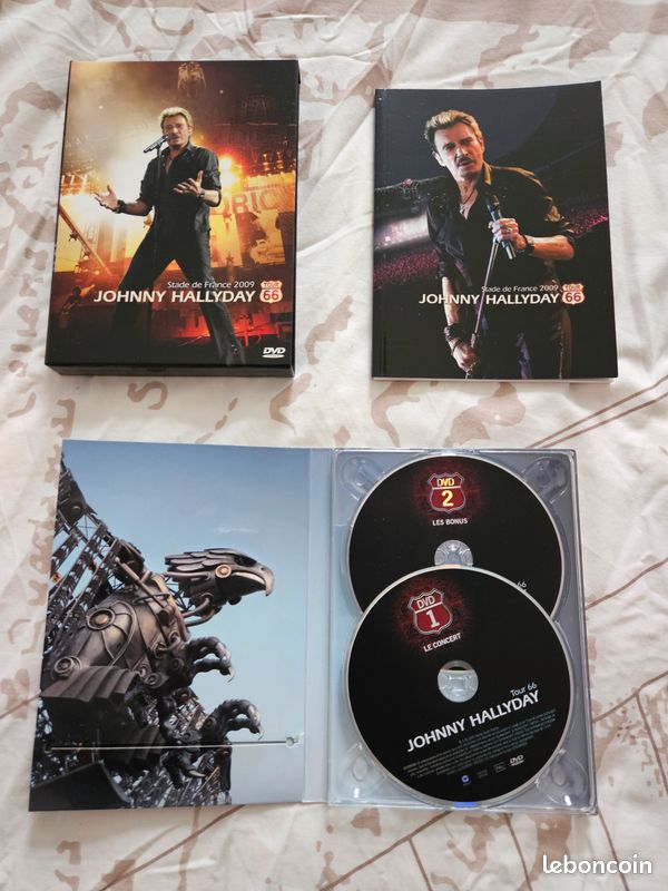 Johnny hallyday "tour 66" (coffret 3 cd + coffret 2 dvd) édition luxe (image 3)