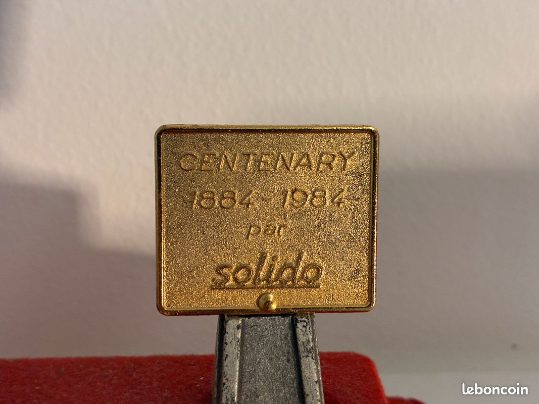 SOLIDO Prestige Coffret Centenaire 1884-1984 Angleterre Or & Argent - Antiquités