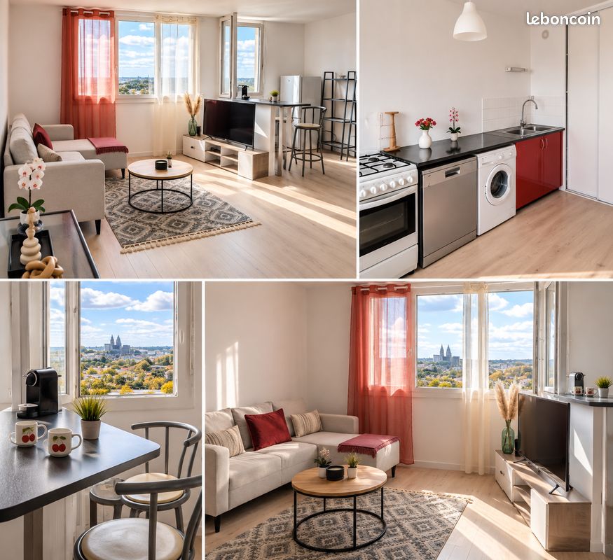 Appartement 2 pièces 50 m² · à Saint-Pierre-des-Corps · 50 m² · 700 €/mois