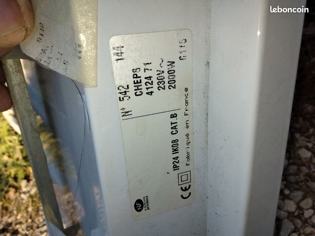 Radiateur électrique Thermor Blanc (image 4)