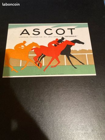 Jeu Totopoly – Ascot – Courses De Chevaux / Steeple Chase – Vintage Anglais