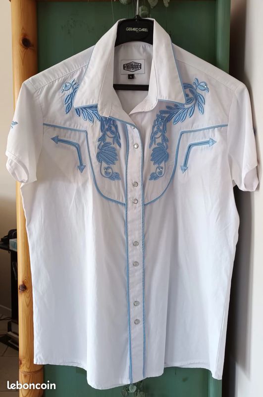 Chemise femme à manches courtes, Taille XL, style country, marque