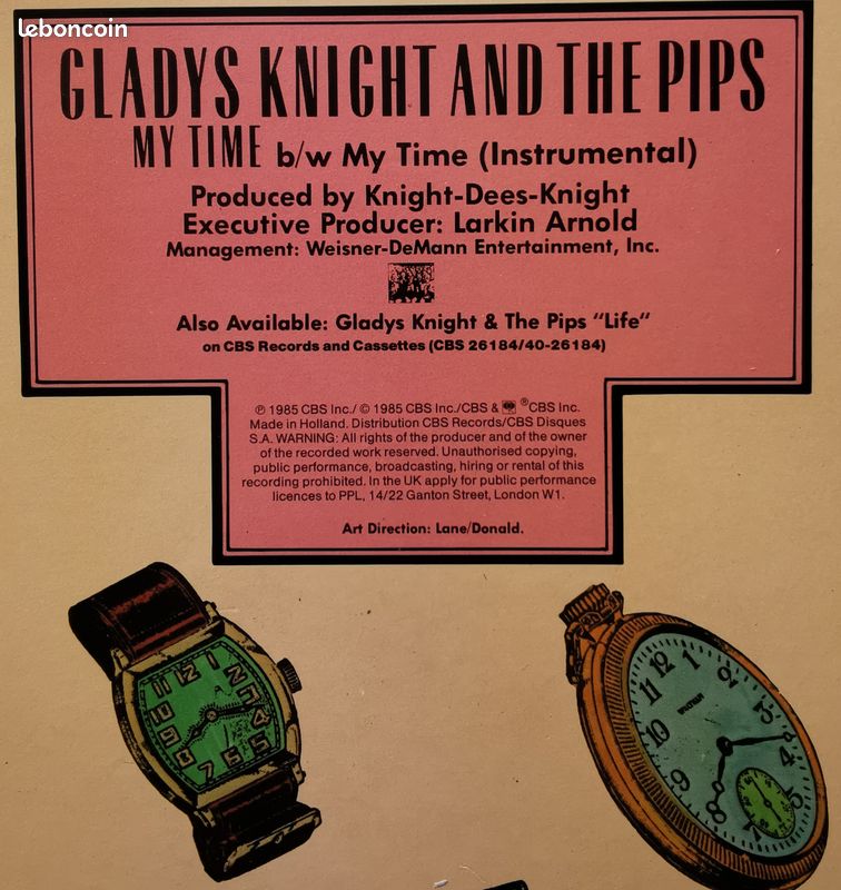 DISQUE VINYL Gladys Knight (image 5)
