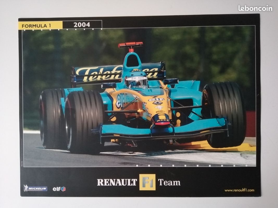 Affiche Renault F1 Team 2003 Alonso - Collection