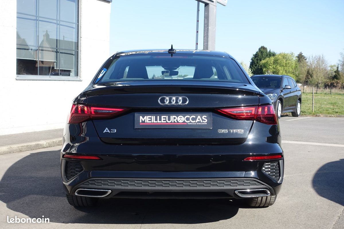 A3 Berline 35 Tfsi 150ch S-Line Virtual cockpit/Cuir sport chauffant/GPS Europe/Carplay/LED/1*Main/Garantie 12 Mois (image 5)