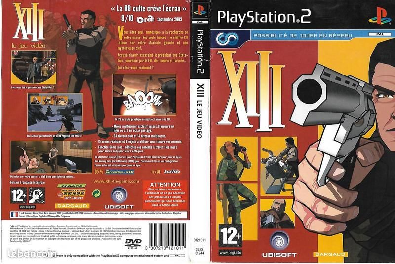 Jeu PS2 PlayStation 2 XIII 13 - Jeux vidéo