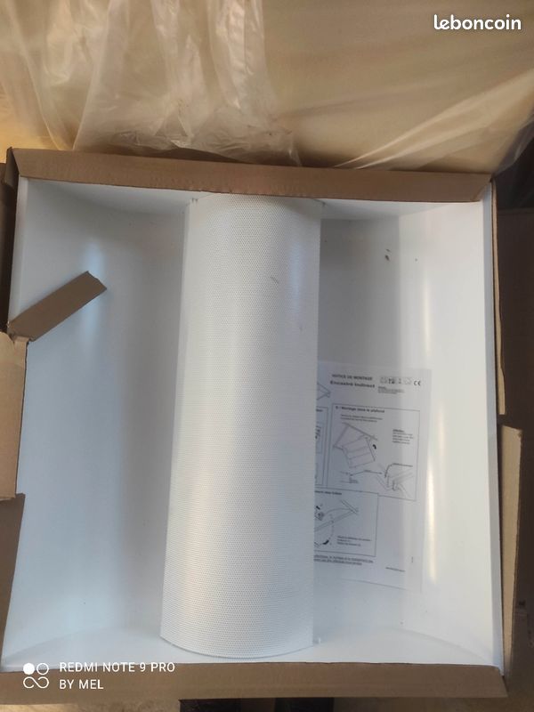 Luminaire blanc néon encastré neuf urgent (image 2)