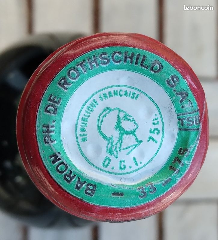 Baron Philippe de Rothschild Bélier Médoc Vin Rouge 1975  Ideal Anniversaire (image 5)