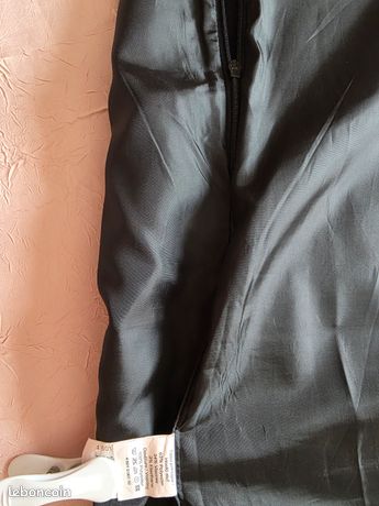 Robe Débardeur Noire En Suédine Armand Thiery - Taille 42/44 - Occasion Excellent état