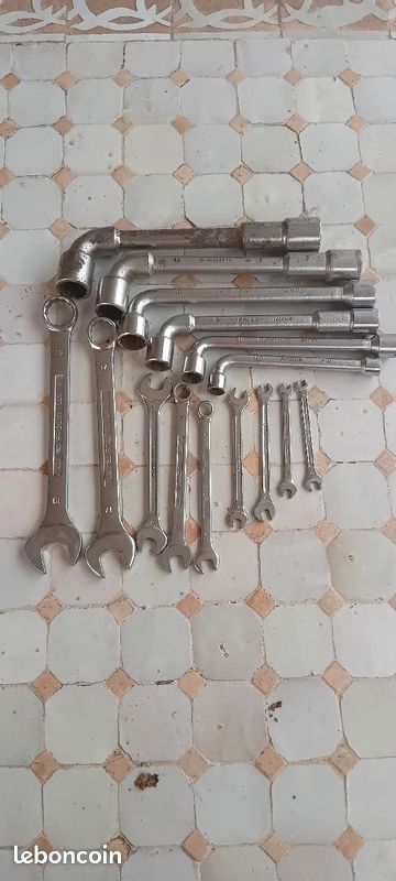 Clés à pipes, plates et oeils, plates facom (image 1)