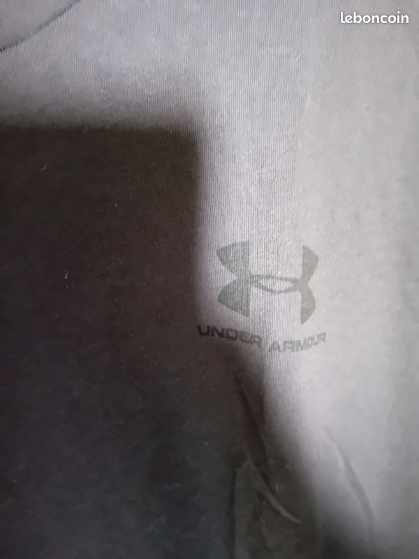 T-shirt under armour gris pour homme taille 2xl (image 3)