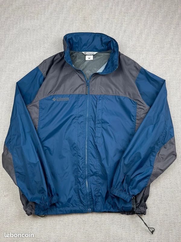 Veste de pluie Columbia imperméable technique Homme Bleu Et Gris Taille L - #Bi0079 (image 1)
