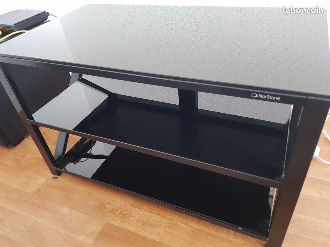 Meuble TV Norstone noir (image 2)
