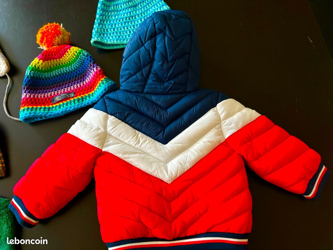 Magnifique Lot Garçon 12 18 mois Vêtements neufs Doudoune
