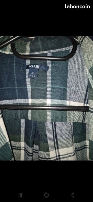 Chemise à carreaux fl (image 2)