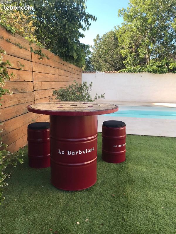 Bidon 60 litre plastique tonneau poignée fut container à Lodève | Clasf