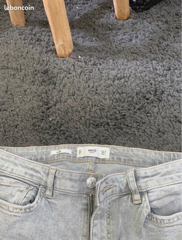 Jean gris clair Mango (image 2)