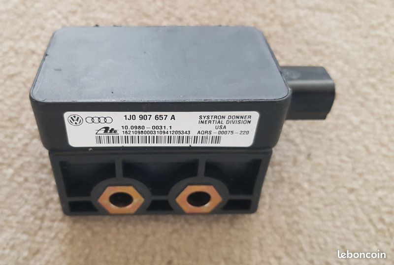 Capteur ESP De Lacet Volkswagen – Réf 1J0 907 657 B – Neuf – Placement Avant