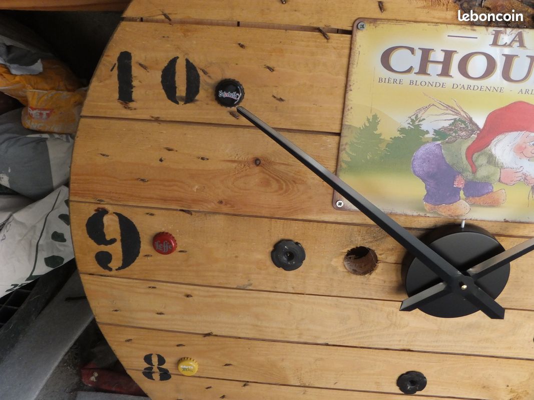 Horloge en bois touret (image 5)