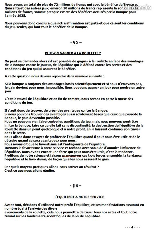 Méthode Roulette: Méthode YAKOWLEFF sur les Numéros Pleins (rare) (Casino) (image 3)