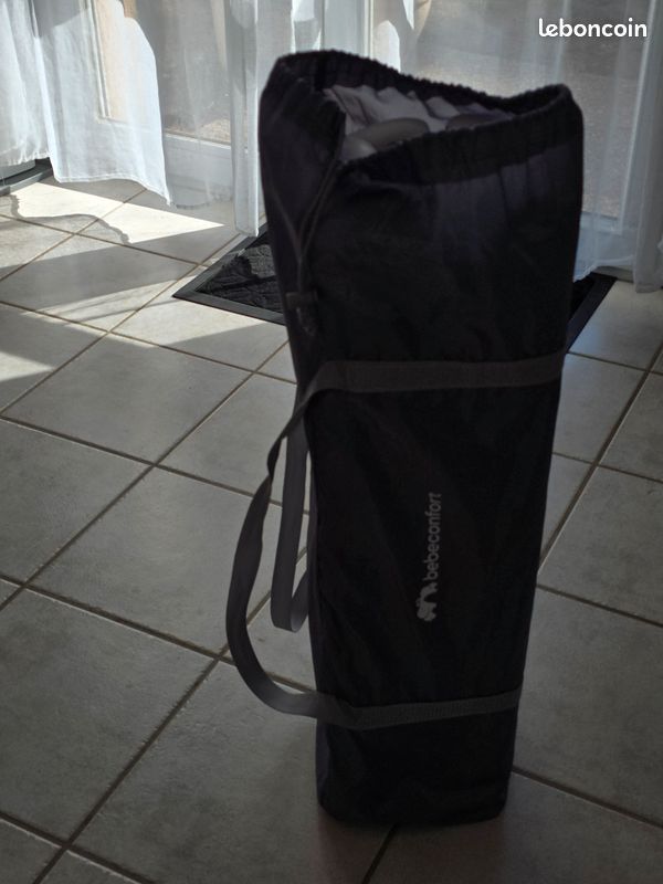 Lit Parapluie Bebeconfort Soft Dreams - Léger, Pliable - 0-3 Ans (15kg) - Graphite