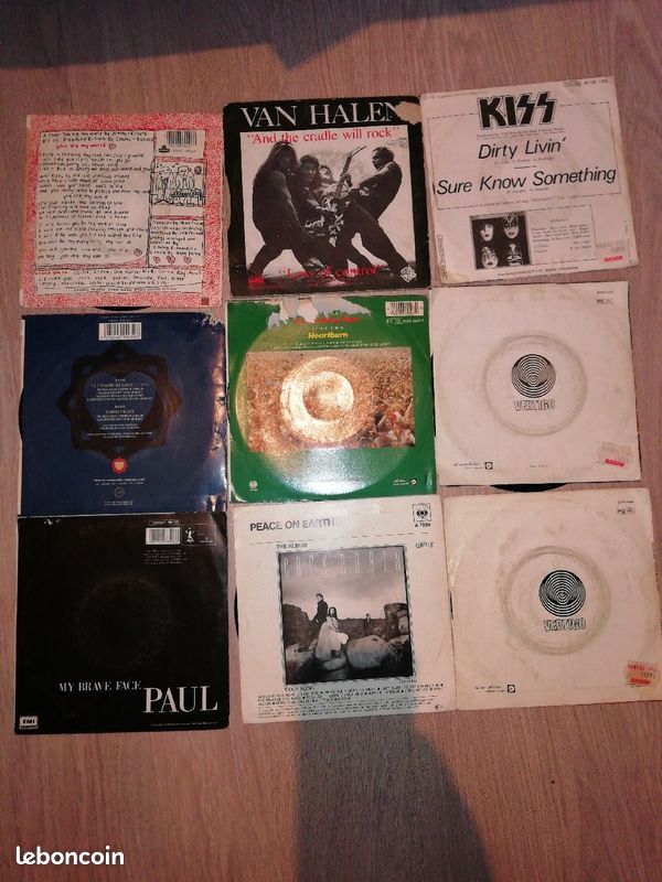 Lot vinyl 45t rock et pop internationale vintage (image 2)