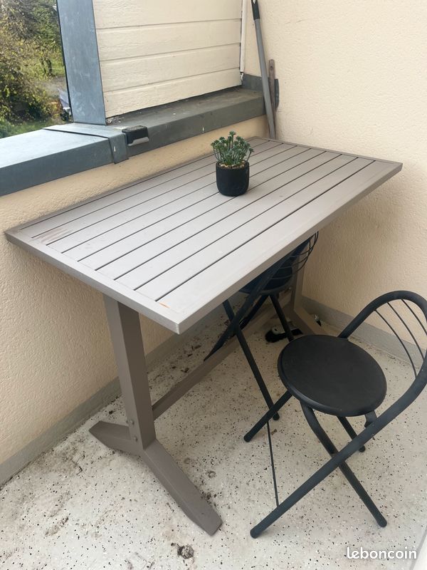 Table semi-haute de jardin (image 4)
