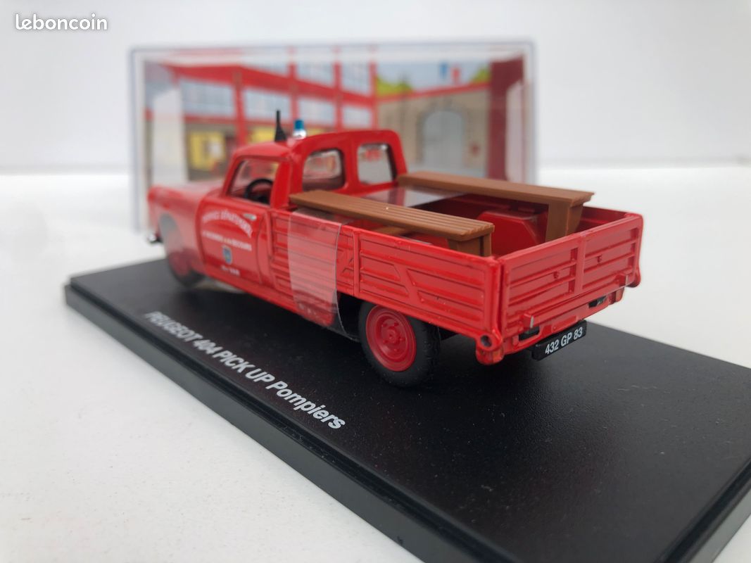 Modèle Réduit PEUGEOT 404 Pompier Du Var Par Eligor - Échelle 1/43 - Occasion