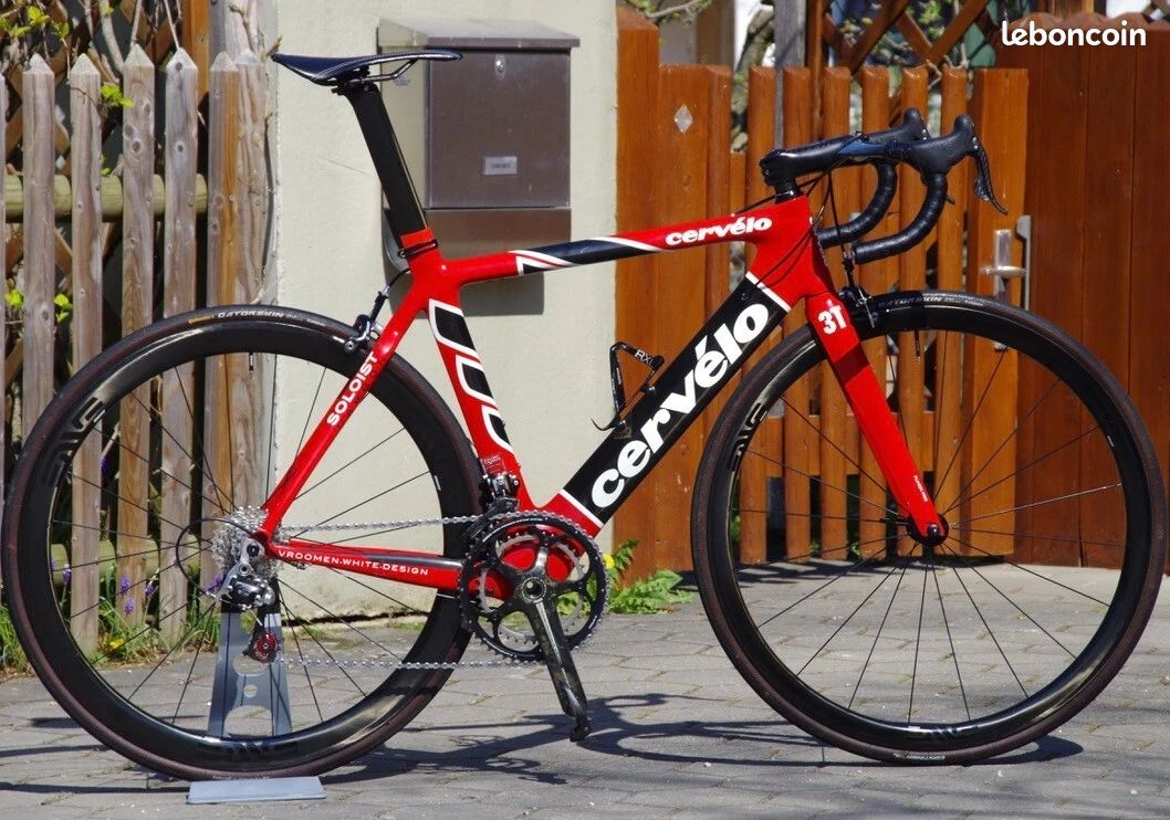 Cervélo Soloist – Campagnolo Record Titanium – ENVE 3.4 – Zipp – AX Lightness – Taille 54 (image 4)